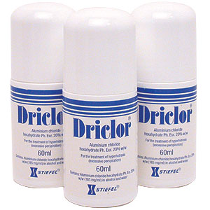 Driclor antiperspirant